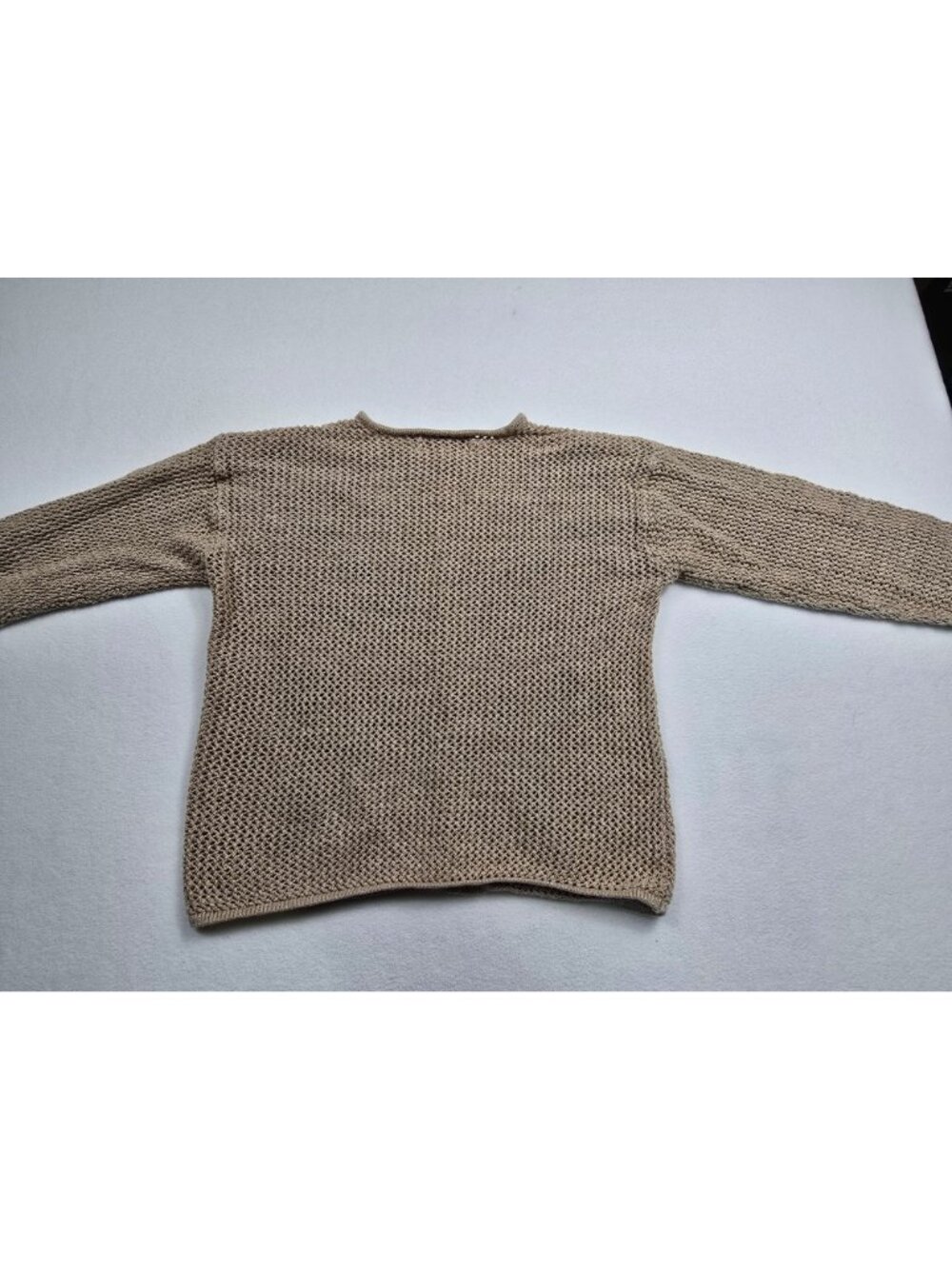 Vtg Cottage Core Jantzen Beige Knit Cardigan Embroidered Mushrooms Floral Small - Picture 5 of 6